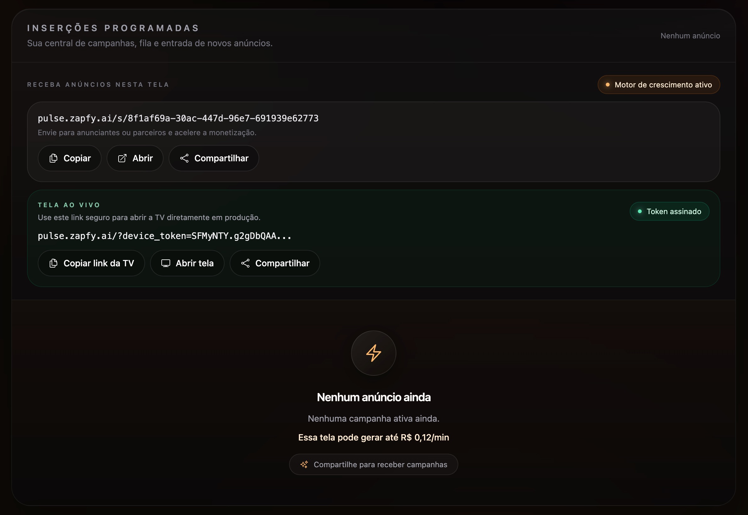 Dashboard Realtime